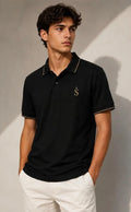 Sternian Signature Polo- Black | Modern luxury Polo Sternian
