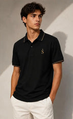 Sternian Signature Polo- Black | Modern luxury Polo Sternian