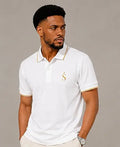 Sternian Signature Polo- White Sternian