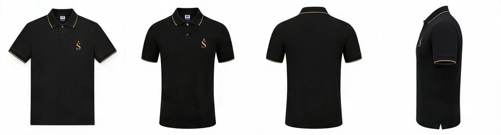 Sternian Signature Polo- Black | Modern luxury Polo Sternian
