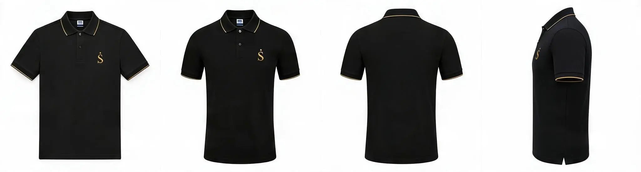 Sternian Signature Polo- Black | Modern luxury Polo Sternian