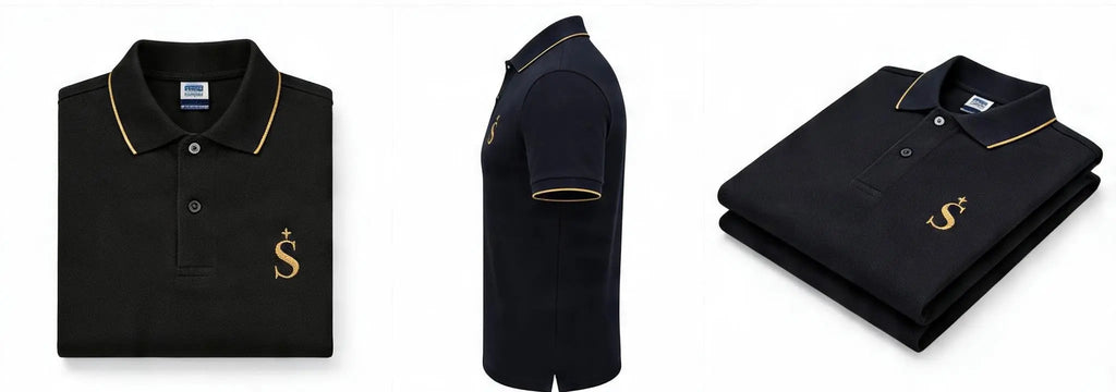 Sternian Signature Polo- Black | Modern luxury Polo Sternian