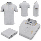 Polo t-shirt Sternian signature | Gray emphrey Sternian