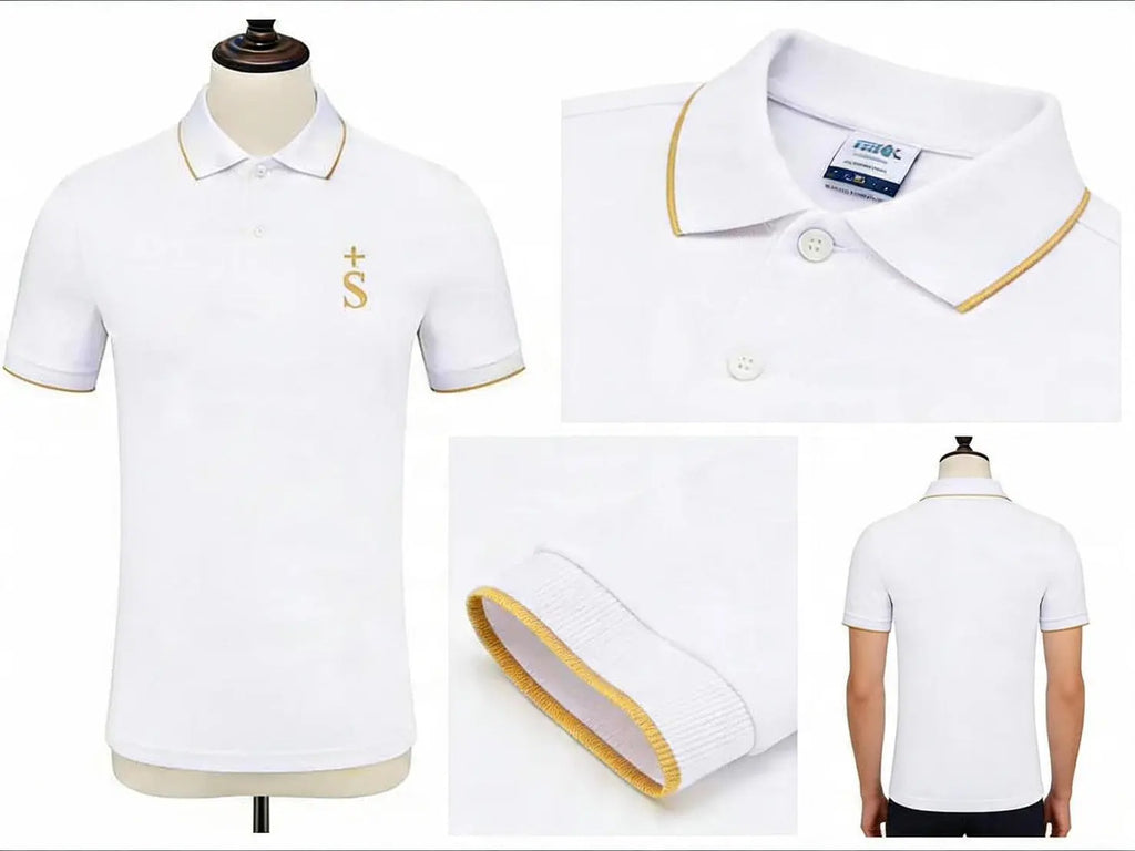 Sternian Signature Polo- White Sternian